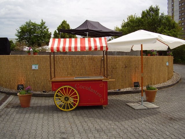 Nostalgischer Eismarktwagen mieten – mit integrierter Eistruhe – 2