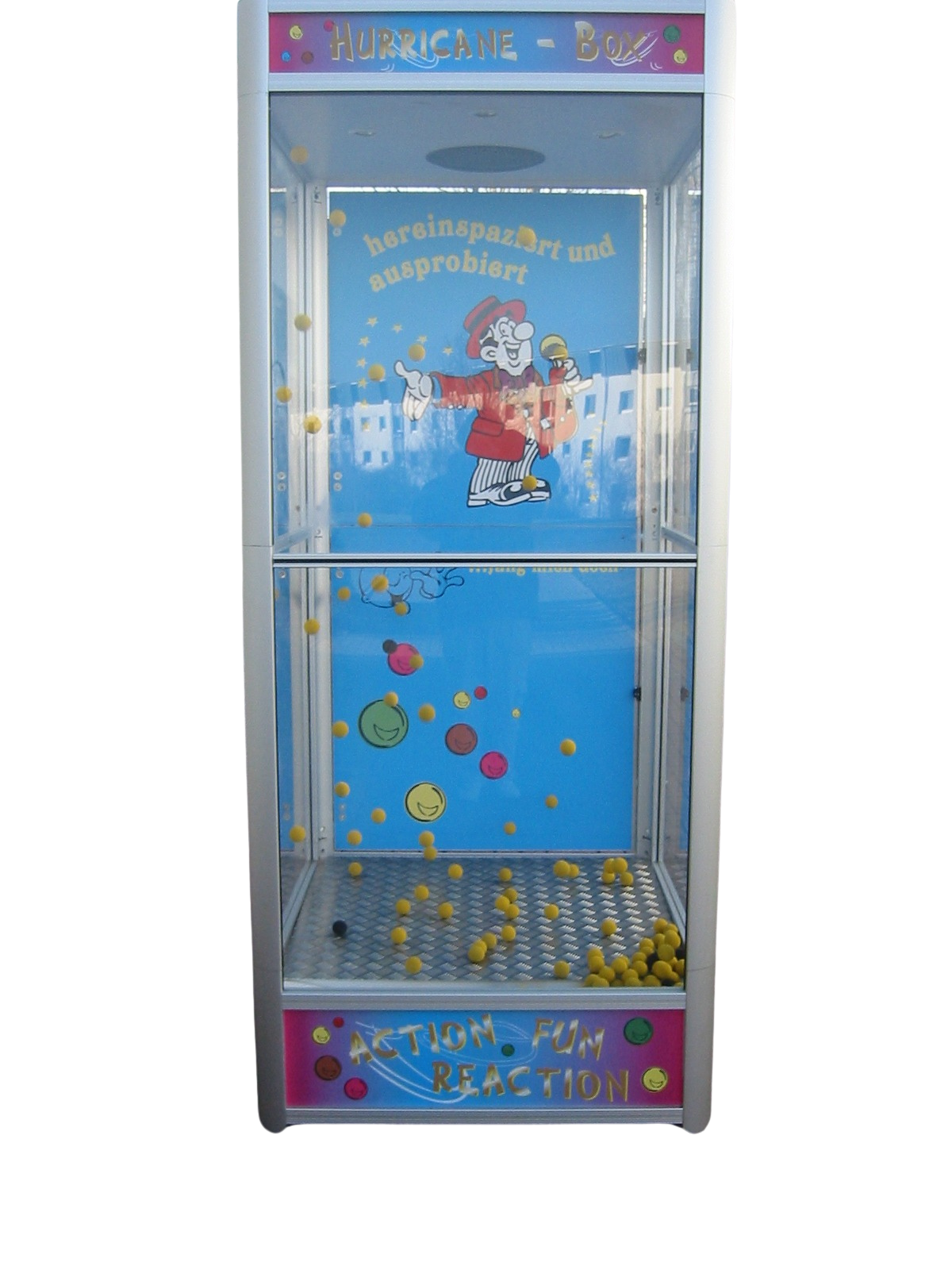 Hurricane Box mieten – Geld- & Ballbox-Attraktion für Events