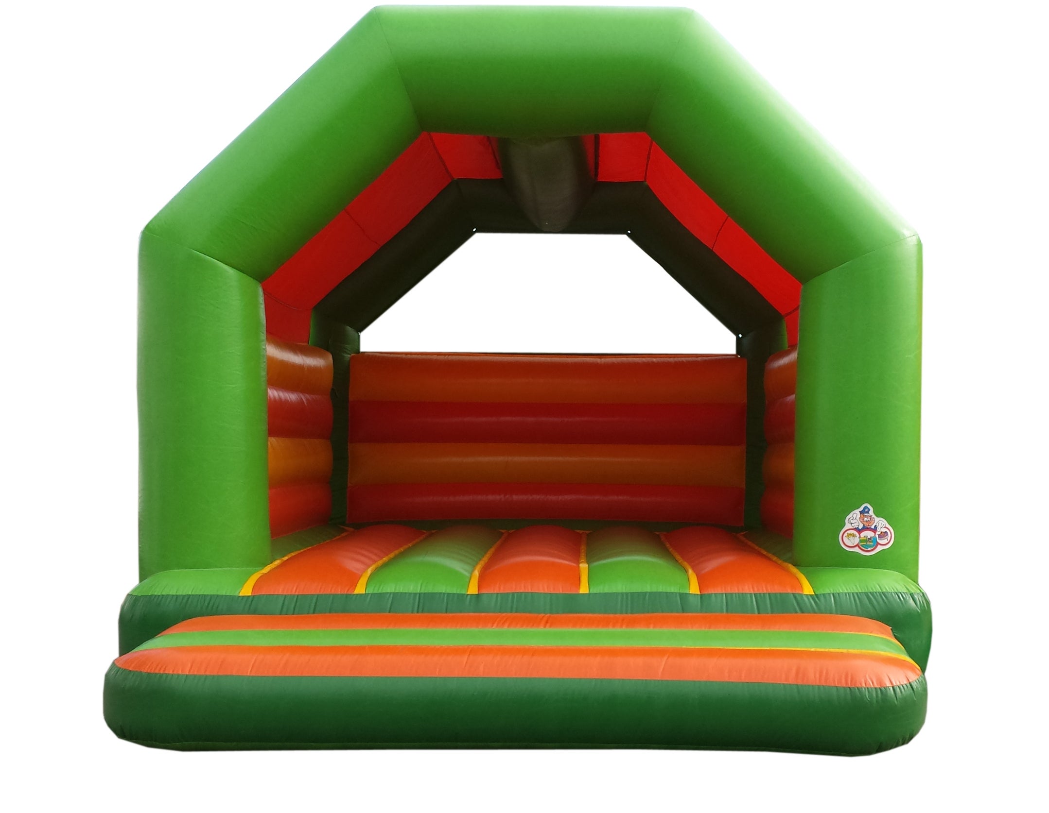 Hüpfburg Standard 5x6m mit Dach mieten – überdachte Hüpfburg für Events