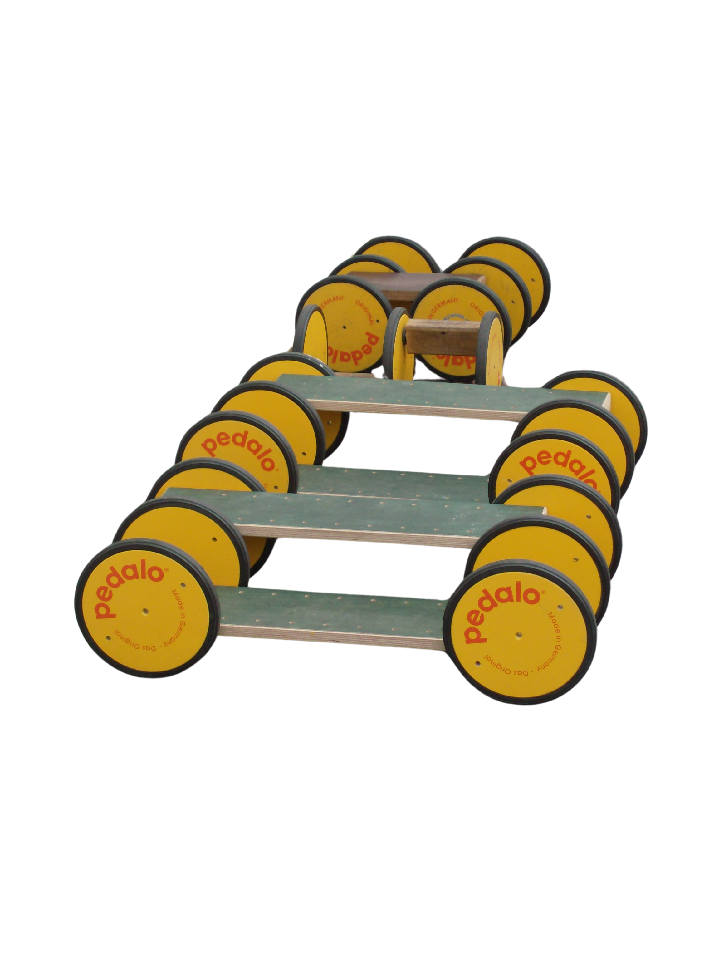 Pedalos mieten – 2 Stück, Geschicklichkeitsspiel für Jung & Alt