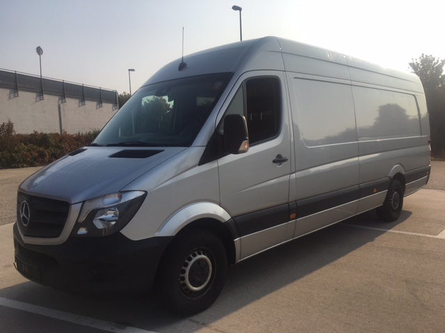 Transporter XXL mieten: Mercedes-Benz Sprinter 316 CDI Maxi, extralang, Luftfederung, 3,5 t