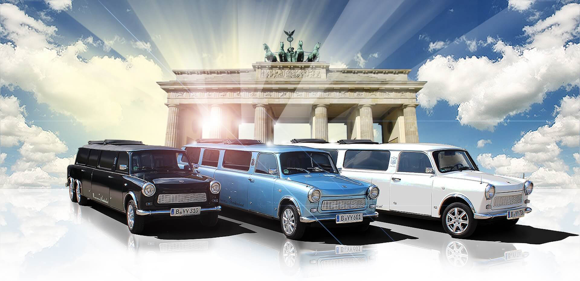 Trabant XXL Stretchlimousine (7 m, bis 5 Gäste) mieten bei Trabi-XXL