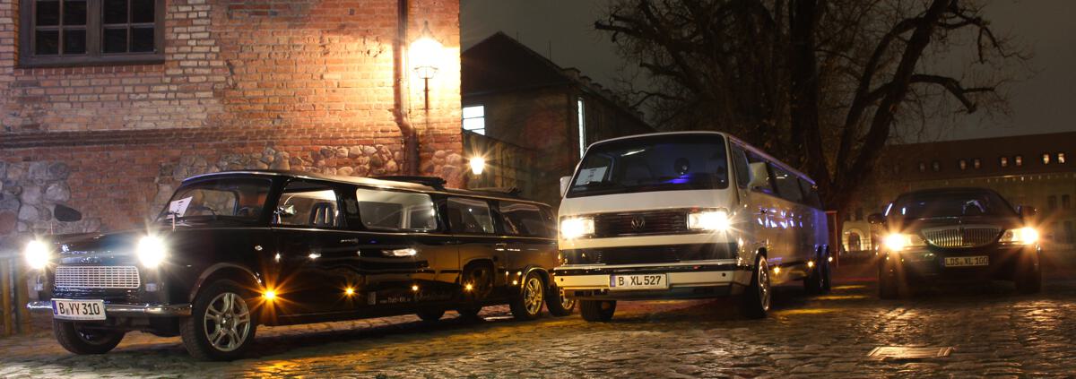 VW Bus T3 Stretchlimousine (bis 8 Gäste) mieten bei Trabi-XXL