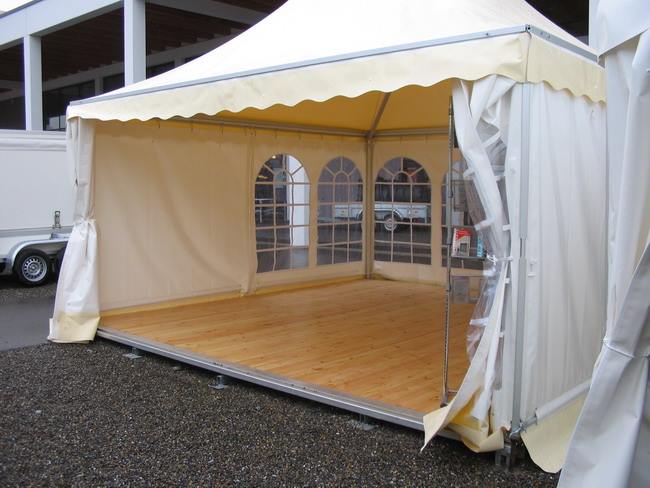 Pagodenzelt mieten 3 x 3 m – Festzelt & Partyzelt, regendicht (9 m²) – 3