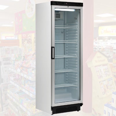 Getränkekühlschrank mit Glastür mieten – Flaschenkühlschrank 88 L, 4–18 °C – 2