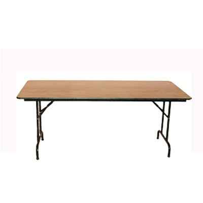 Banketttisch mieten – Kongresstisch & Buffettisch klappbar 185 x 70 cm (Buche)