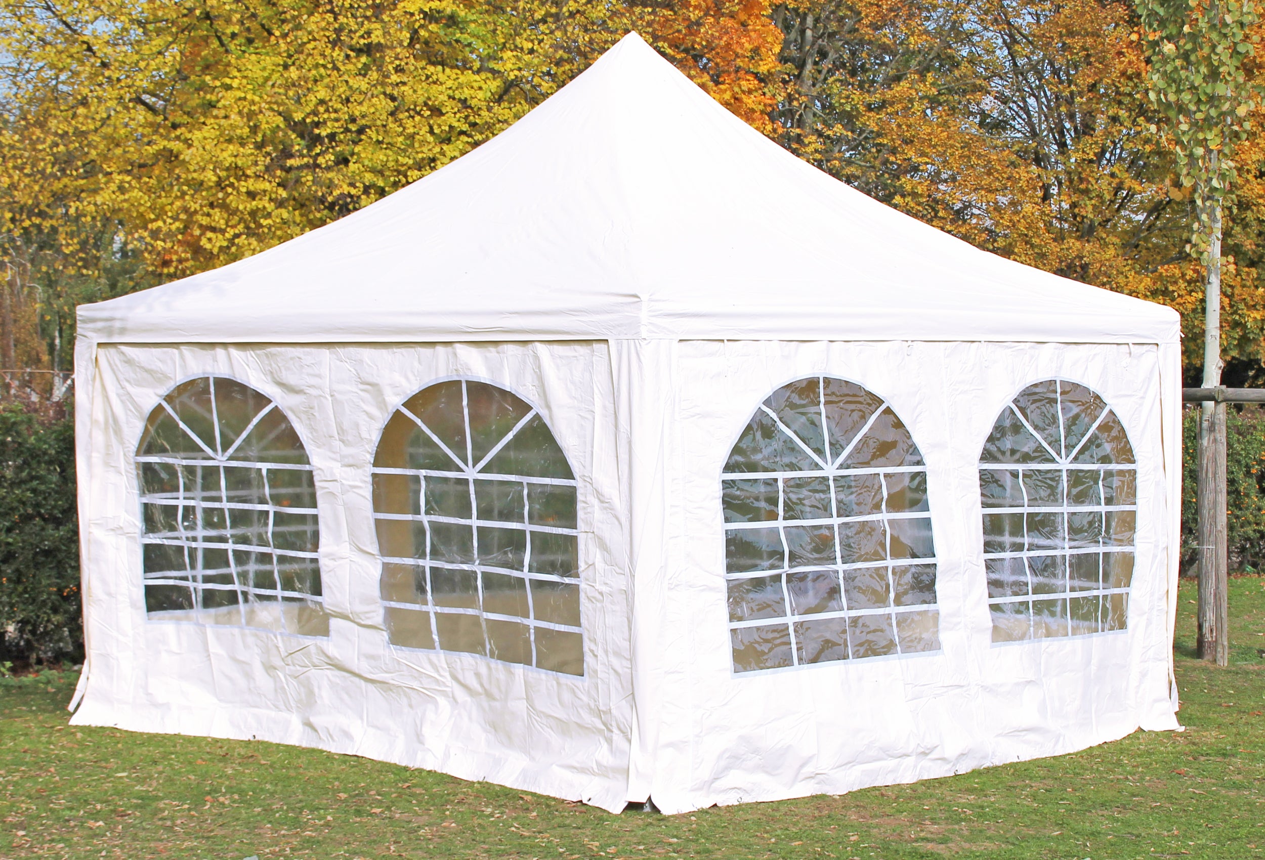 Pagodenzelt mieten 4 x 4 m – Festzelt & Partyzelt, regendicht (16 m²)