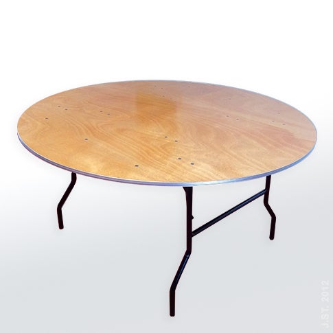 Banketttisch rund mieten – Cateringtisch Ø 150 cm, klappbar & als XXL-Stehtisch