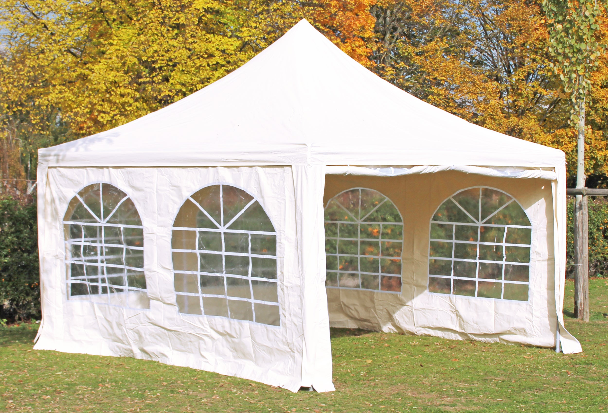 Pagodenzelt mieten 4 x 4 m – Festzelt & Partyzelt, regendicht (16 m²) – 2