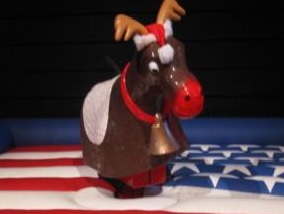 Elch-Rodeo - Der ultimative Spaß auf jedem Weihnachtsevent!