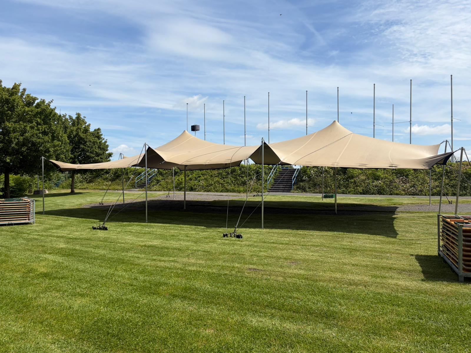 Flexzelt 10 × 15m