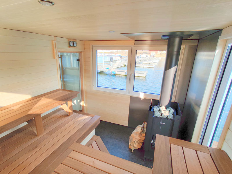 Hausboot Sauna-Hausboot – barrierefrei mieten – 3