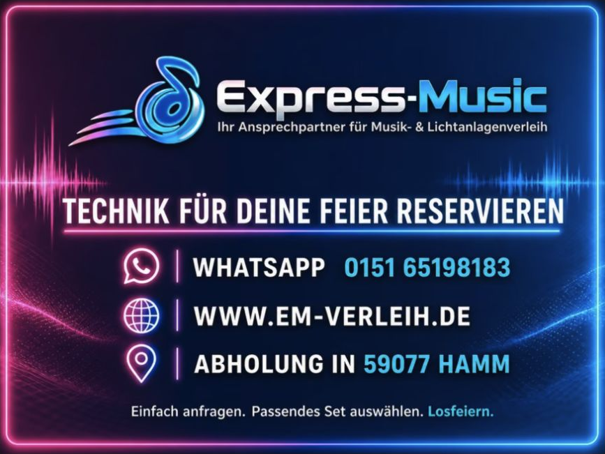 Party-Lichtanlage mit Laser & optionalem Nebel mieten – Hamm – Thumbnail 6