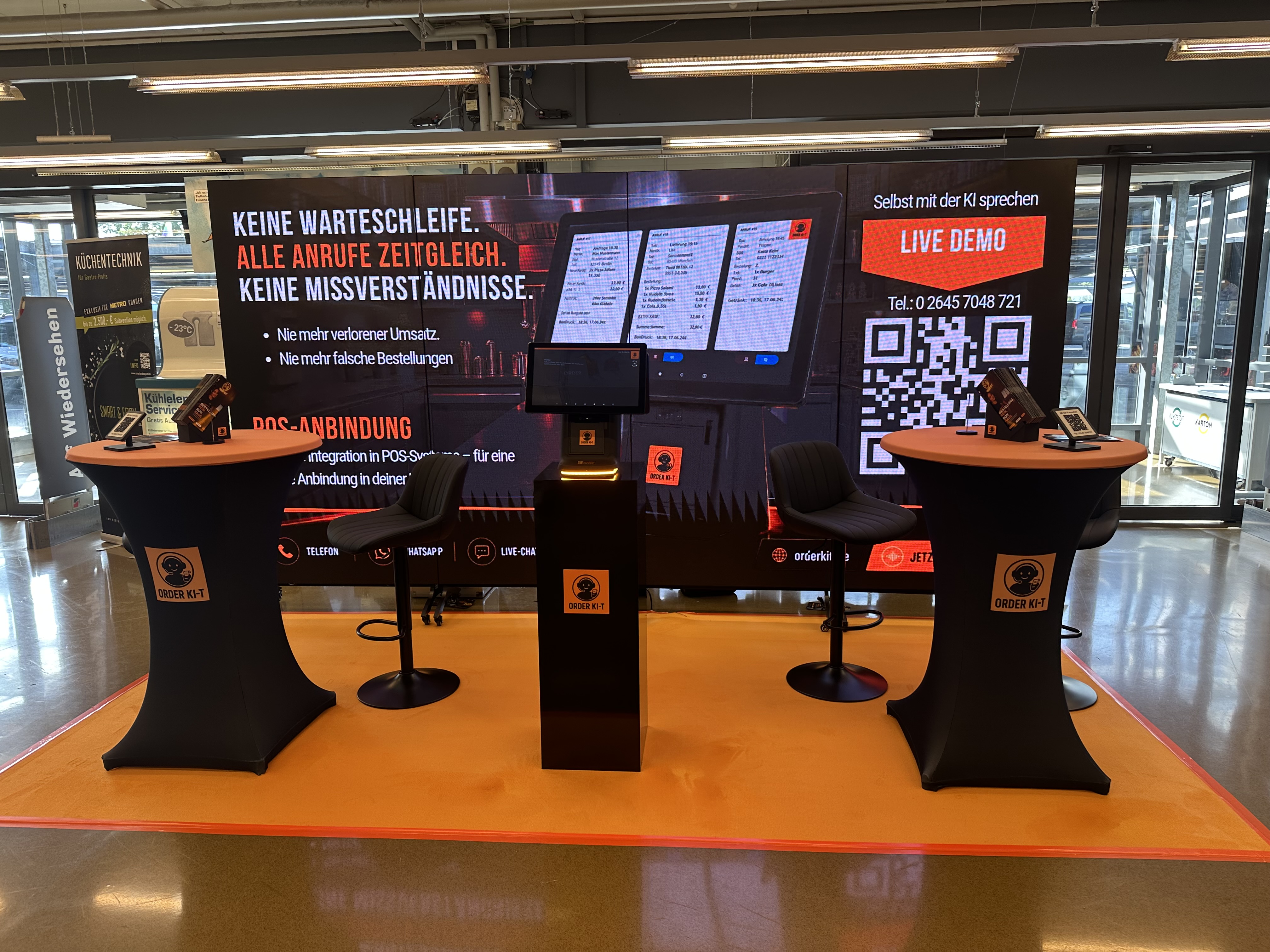 Messestand - LED Bildschirm (Digital Screen)  4mx2m  - auch möglich 3mx2m und 2mx2m – 2