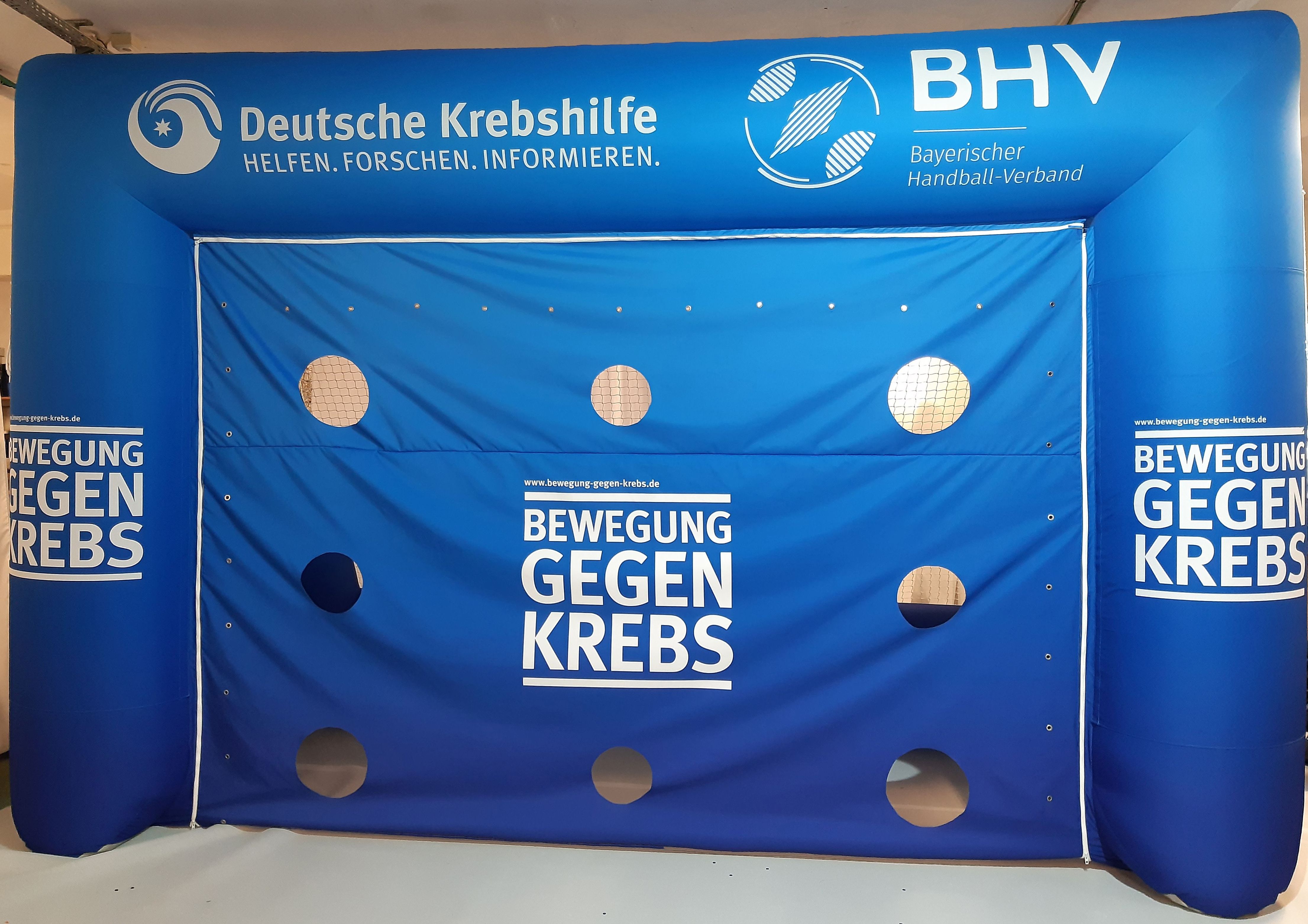 Aufblasbares Tor mit integriertem Kompressor mieten – 4