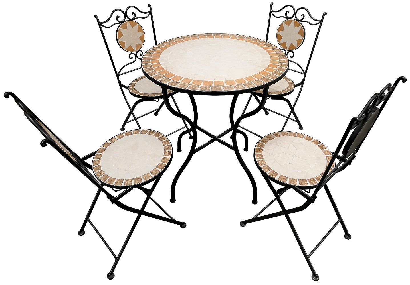 Biergarten- Gartenstuhl  Mosaik mieten – 2