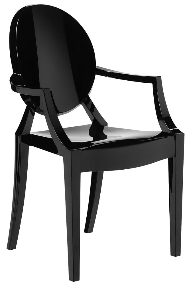 Stuhl Louis Ghost mit Armlehne mieten