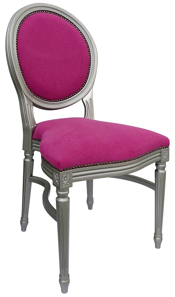 Stuhl King Magenta gepolstert mieten