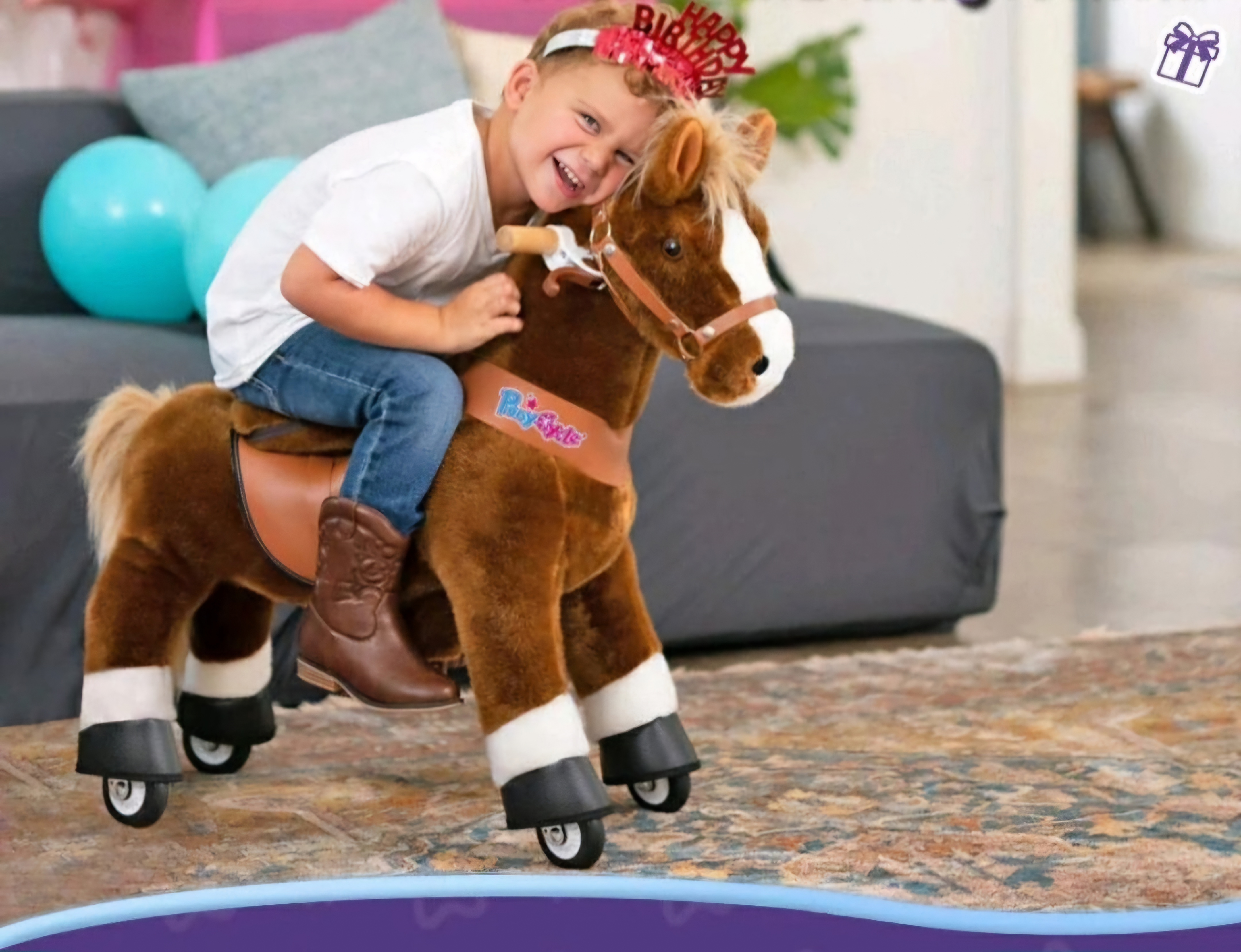 Ponycycle Rollpferd mieten✨ Hochzeits- & Partyspaß statt Hüpfburg – 2