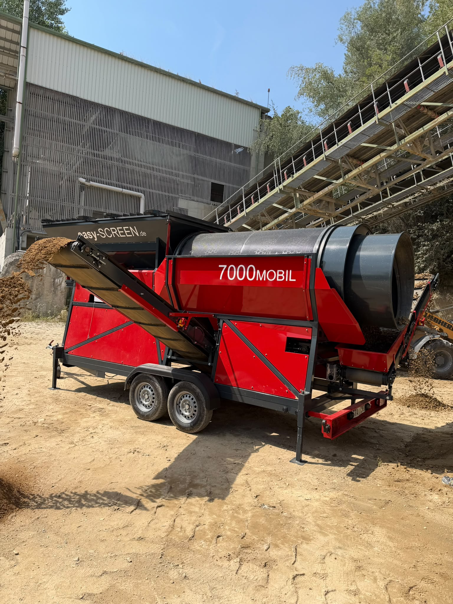 Radmobile Trommelsiebanlage easySCREEN 7000 F3 – 2