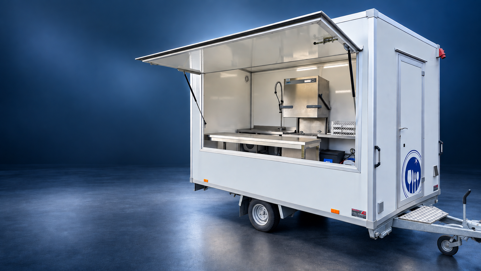 Spülmobil mieten – Geschirrmobil, Spülanhänger & mobile Spülküche