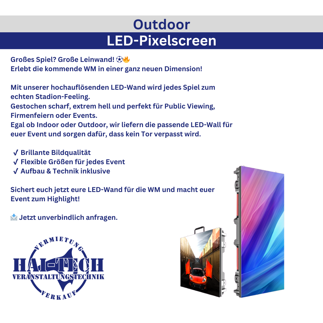 LED-Screen 3,91 Pixel Outdoor Anwendung