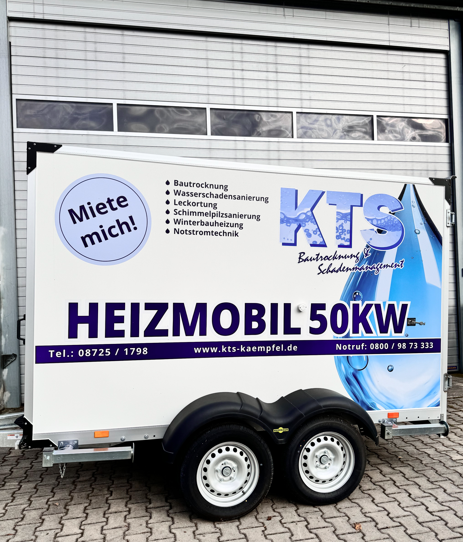 Mobile Heizzentrale 50 kW / Notheizung / Heizmobil