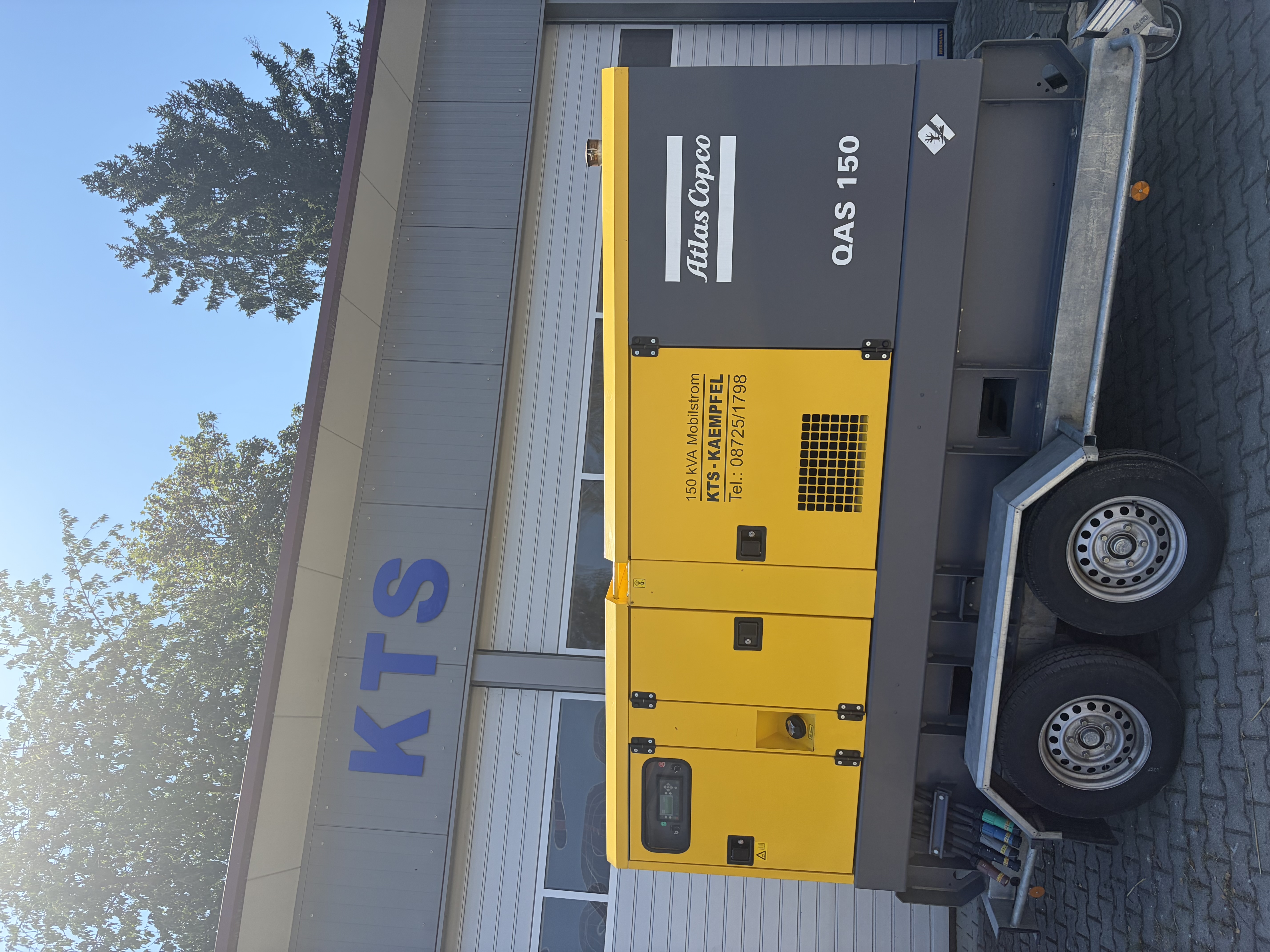 Stromaggregat / Stromerzeuger / Stromgenerator / Notstromaggregat  Atlas QAS 150