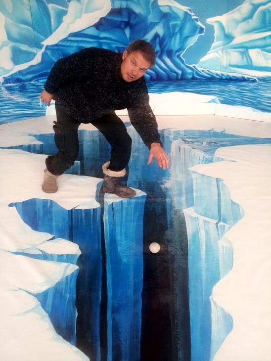 Illusionsmalerei , Winter Bilder , Foto Animation