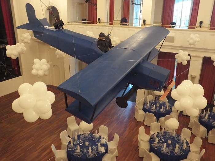 Doppeldecker , Flugzeug 