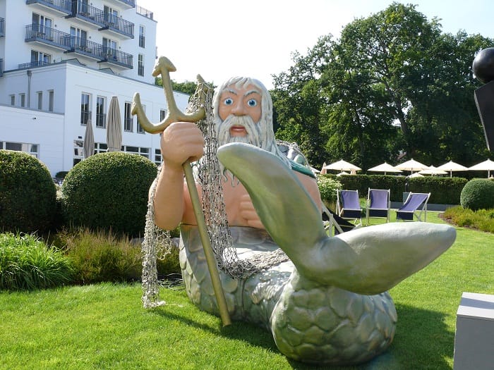 Neptun  , Hafenfest , Maritimes Fest , Maritime Dekoration