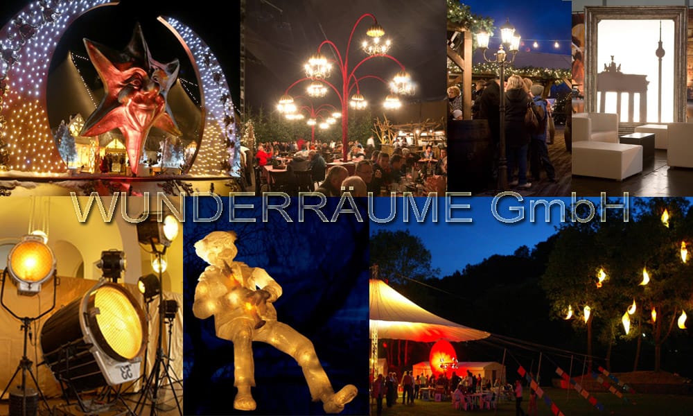 Lichtdekorationen, Lampen, Illuminationen