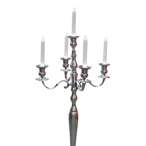 Kerzenständer mieten – Edle Kandelaber in Silber & Gold für Ihre Tischdeko – 5