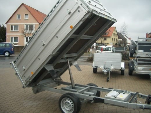 Rückwärtskipper, Kippanhänger rückwärts, einaschser, 80km/h HI-CM 1500
