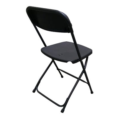Klappstuhl Metall Schwarz mieten – Praktische Reihenbestuhlung für Events – 4