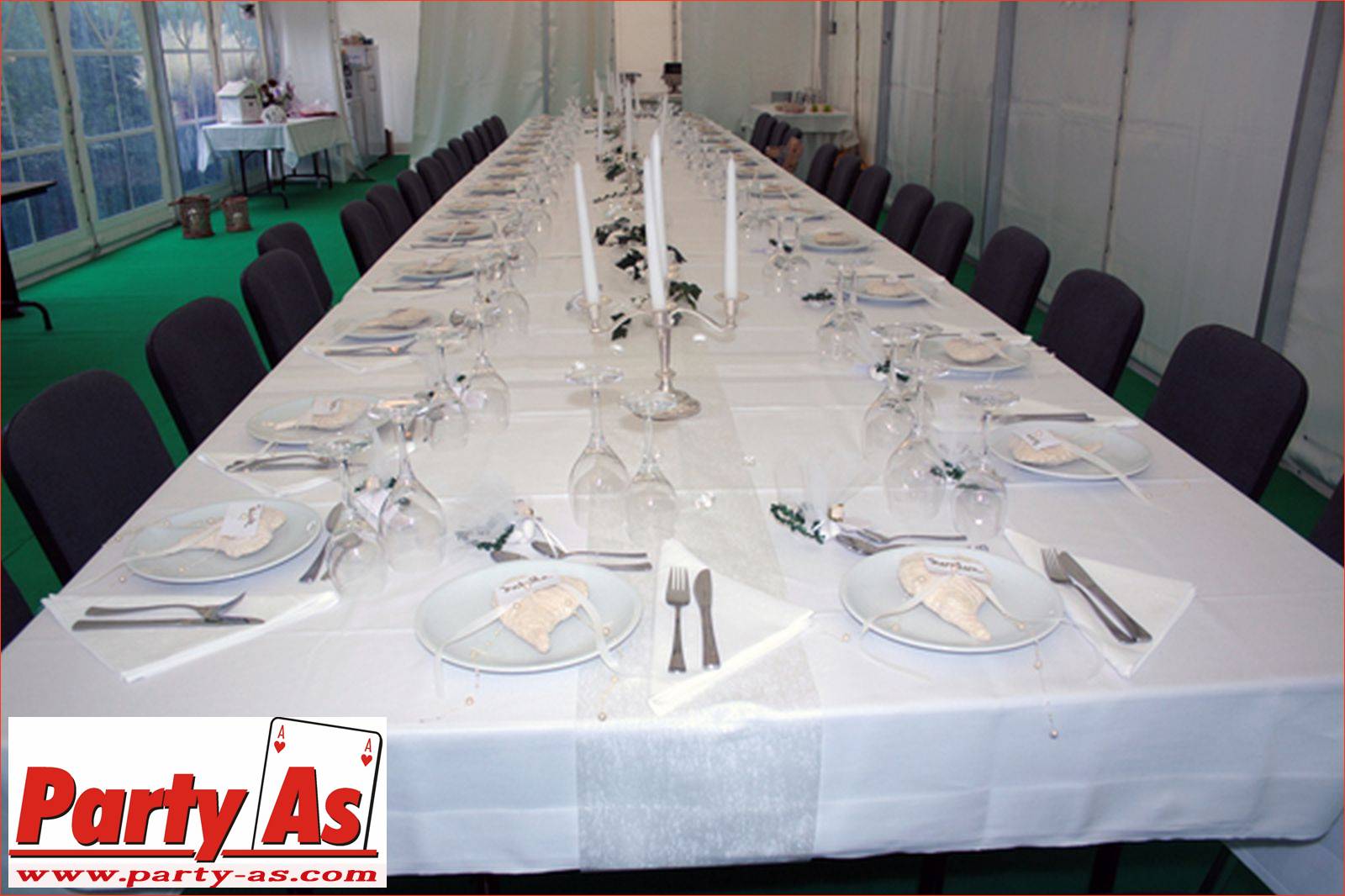 Geschirr, Besteck und Gläser / per E-Mail: info@party-as.com / per Tel:02161/4767751 – 4