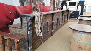 Bartresen , Tresen , Bar , Schiffstresen , Maritime Dekoration , Hafenfest , Strand Party – 3