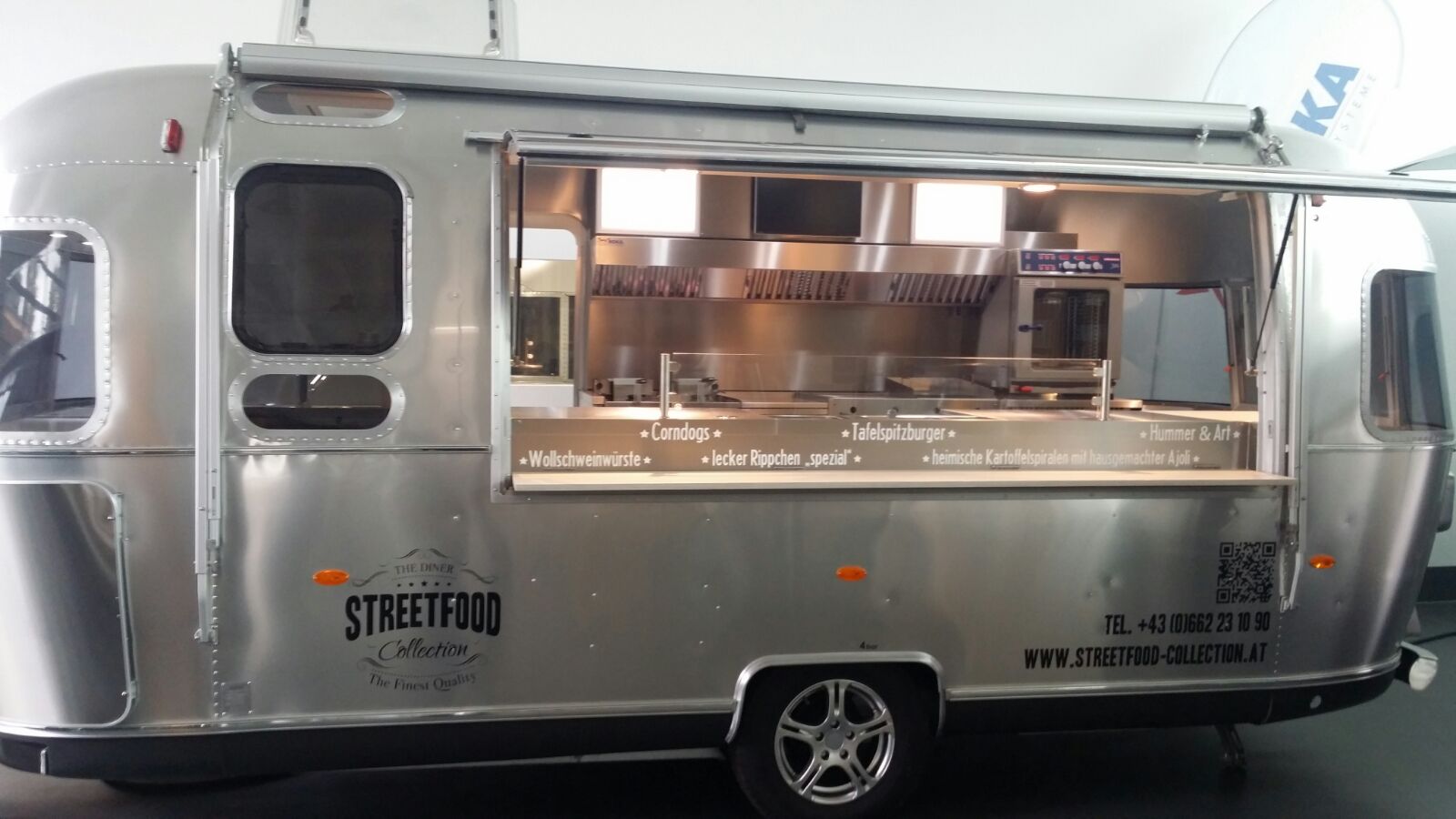 Foodtrailer „Airstream Diner One“ Kurz- und Langzeitmiete