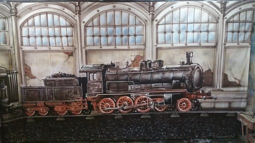 Eisenbahn Bilder, Eisenbahn Bühnenbild, Bahnhof, Orient Express – 4