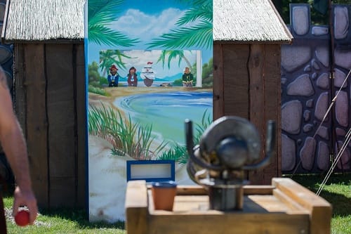 Kanonen Shooting, Kinderspiele, Piraten Spiele, Piratenfest, Piratenparty