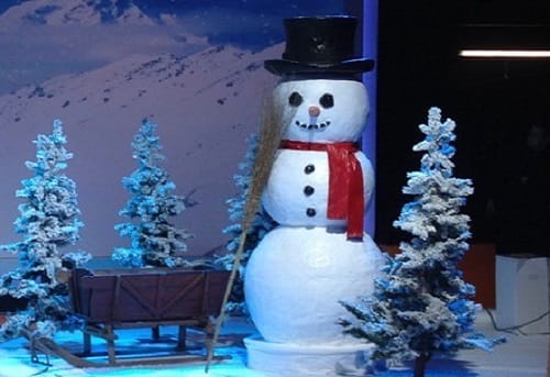 Schneemann , Winterdekoration