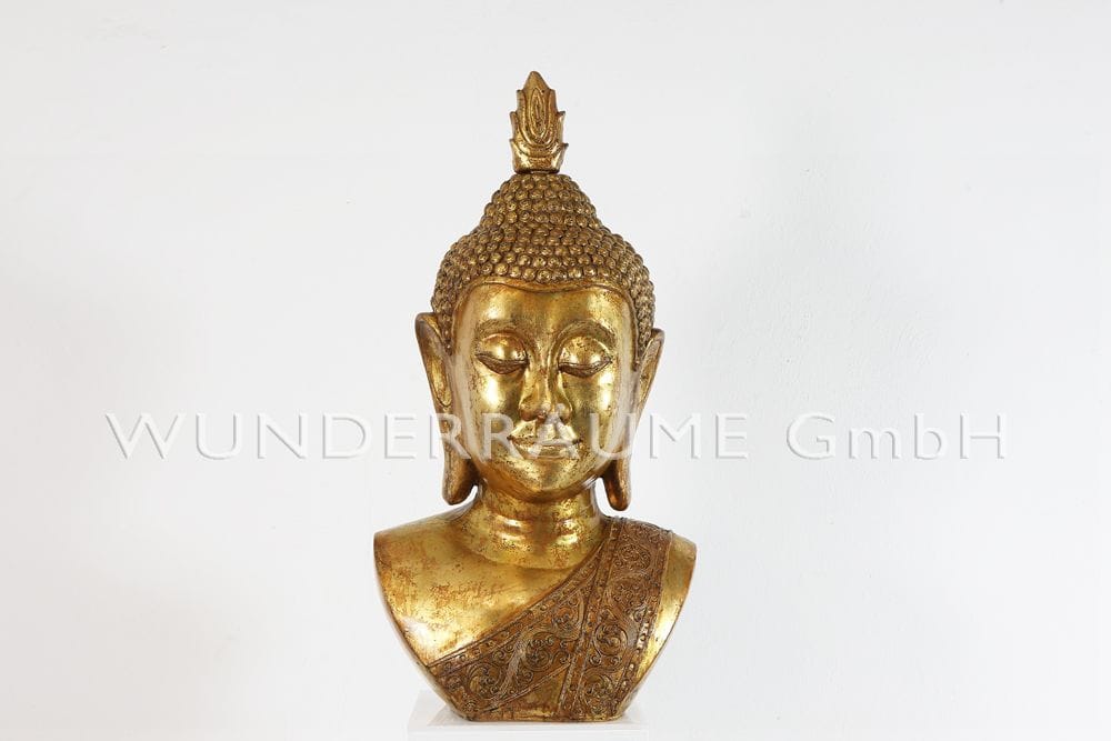 Buddha-Büste, gold