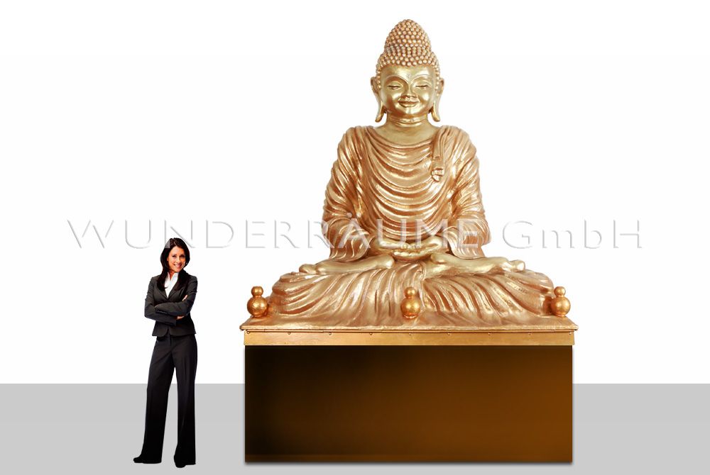 Buddha Statue, sitzend, XXL