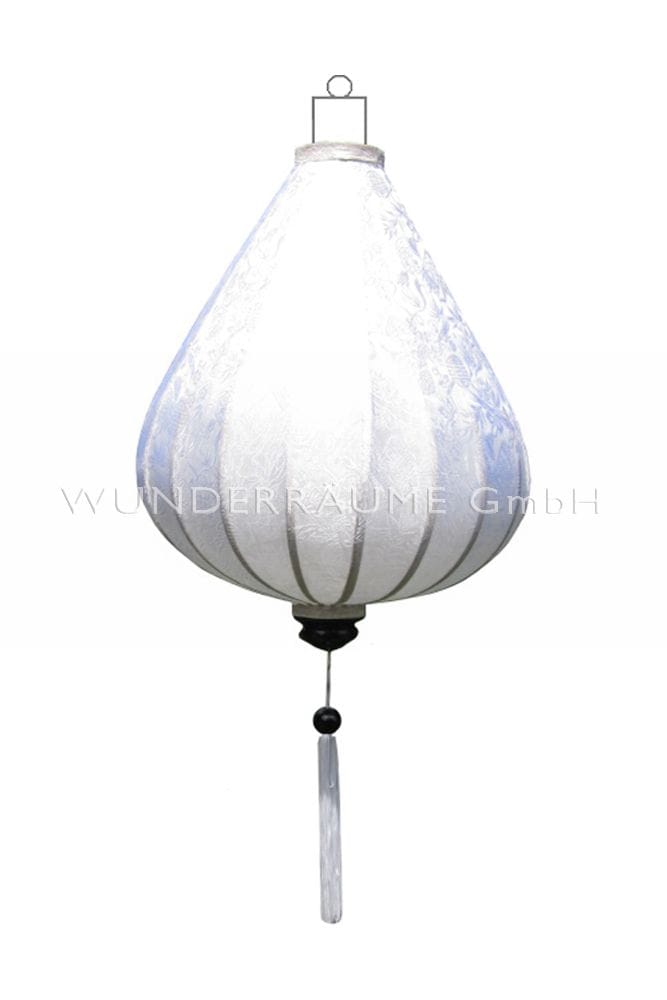 Asiatischer Lampion L, weiß