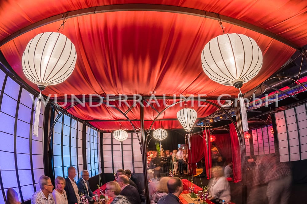 Asiatischer Lampion "Kugel", rot – 4