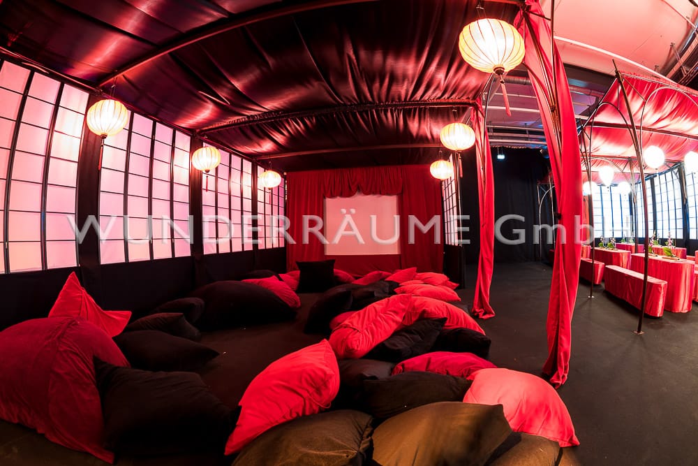 Asiatischer Lampion "Kugel", rot – 5