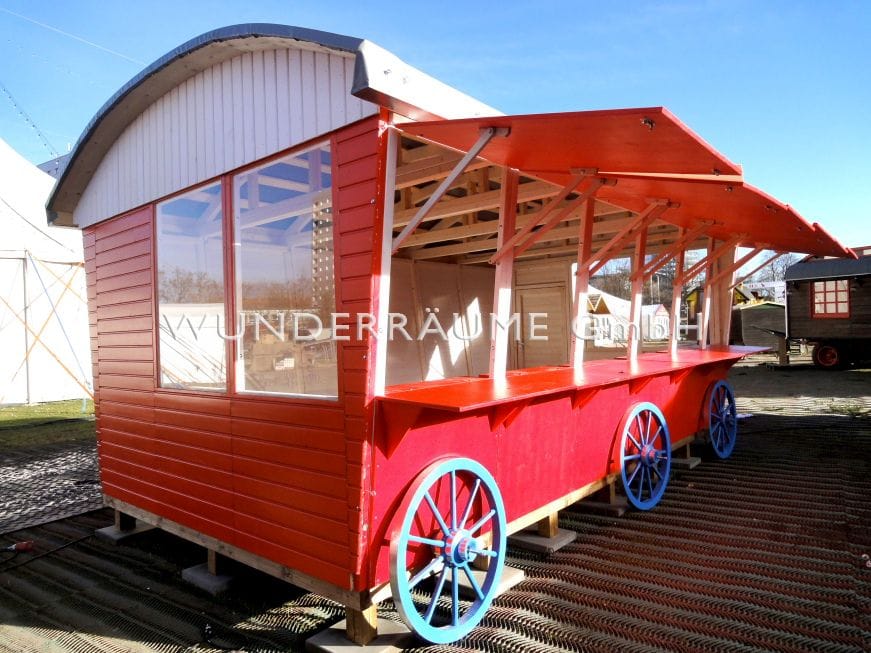 Waggon-Verkaufsstand