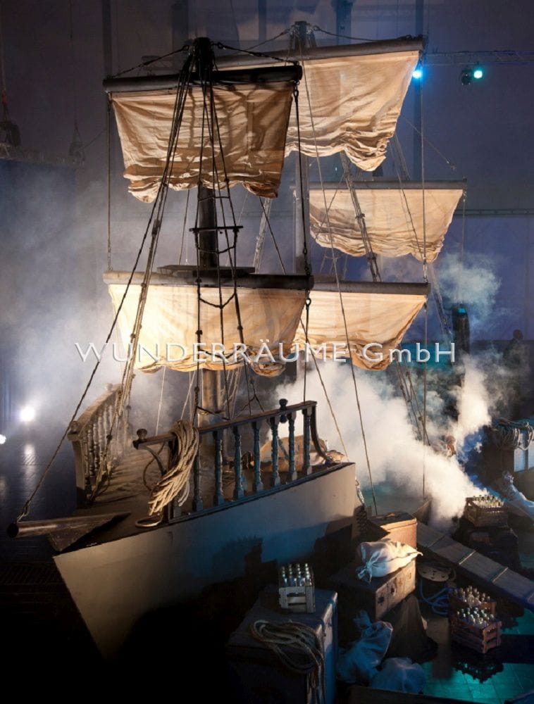 Schiff, Piratenschiff - rustikale Themendeko – 3