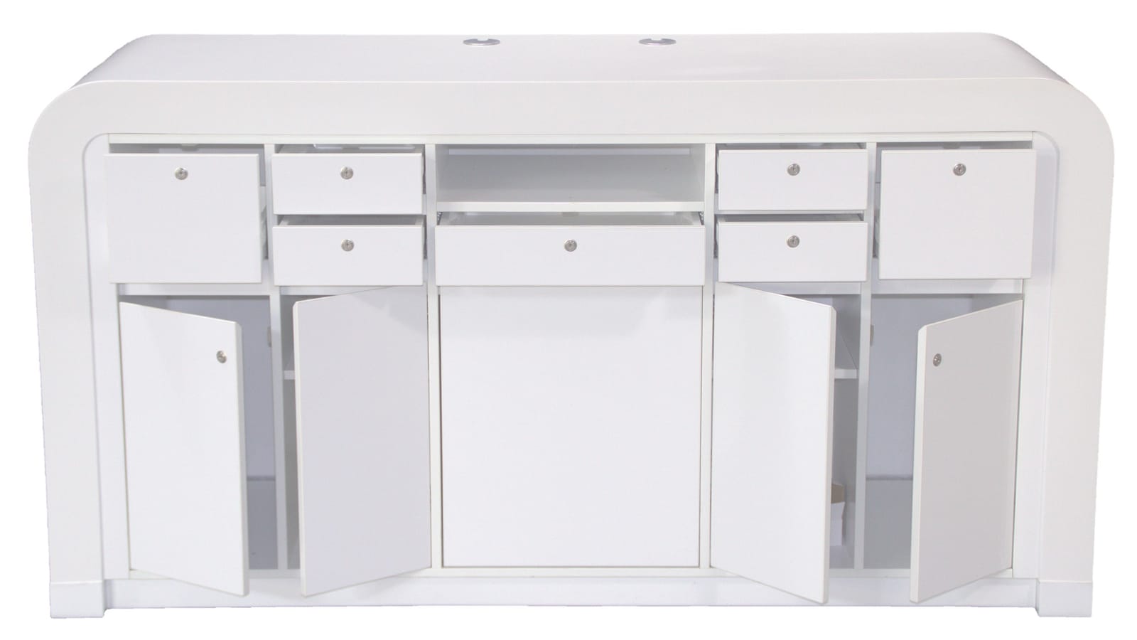 Theke mit LED-Beleuchtung in verschiedenen Farben mit Kühlschrank – 2