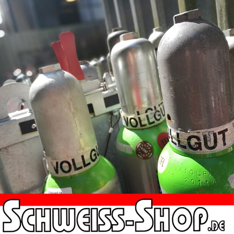Gasfüllung Argon 4.6 Schweißgas Gas für WIG Schweißgerät Aluminium